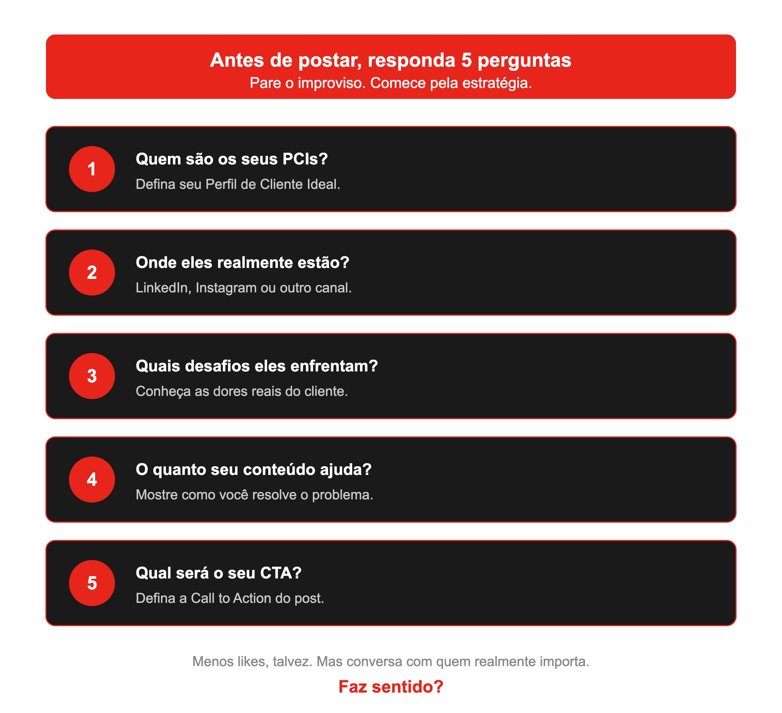 As 5 perguntas que definem sua estratégia digital — Posicionamento digital: qualidade ou quantidade?
