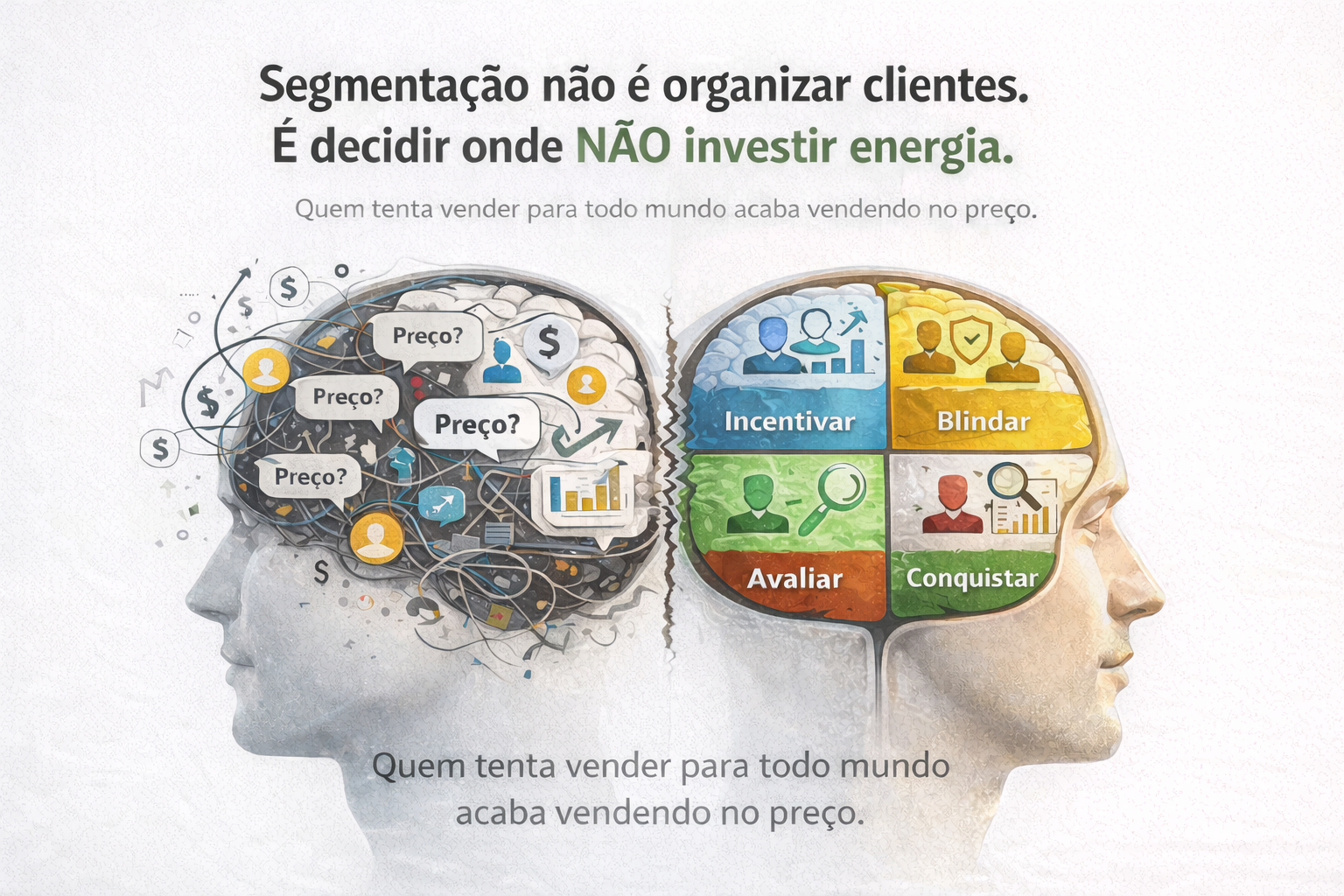 Como segmentar sua carteira de clientes e fugir da guerra de preços — Matriz de Segmentação e Priorização